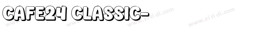 cafe24 classic字体转换